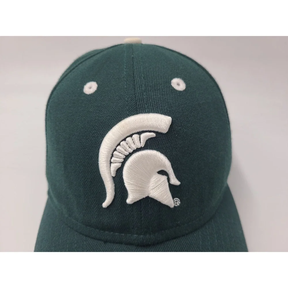 Michigan State University Spartans New Era Fitted 6 3/4 Hat Cap Wool‎ Blend NCAA